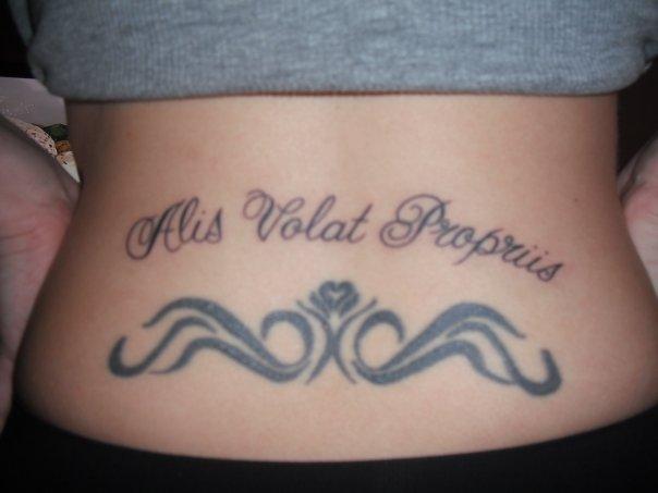 Alis Volat Propriis